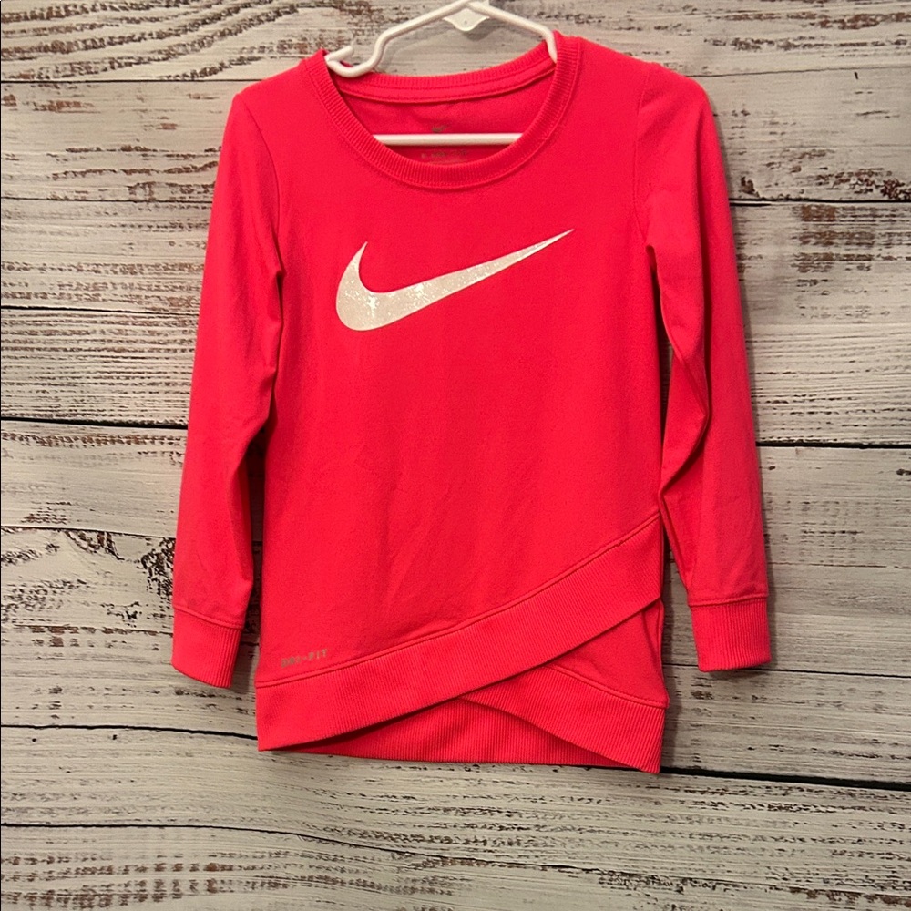 Nike pink long sleeve size 3t